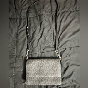 Michael Kors Charcoal Monogram Crossbody